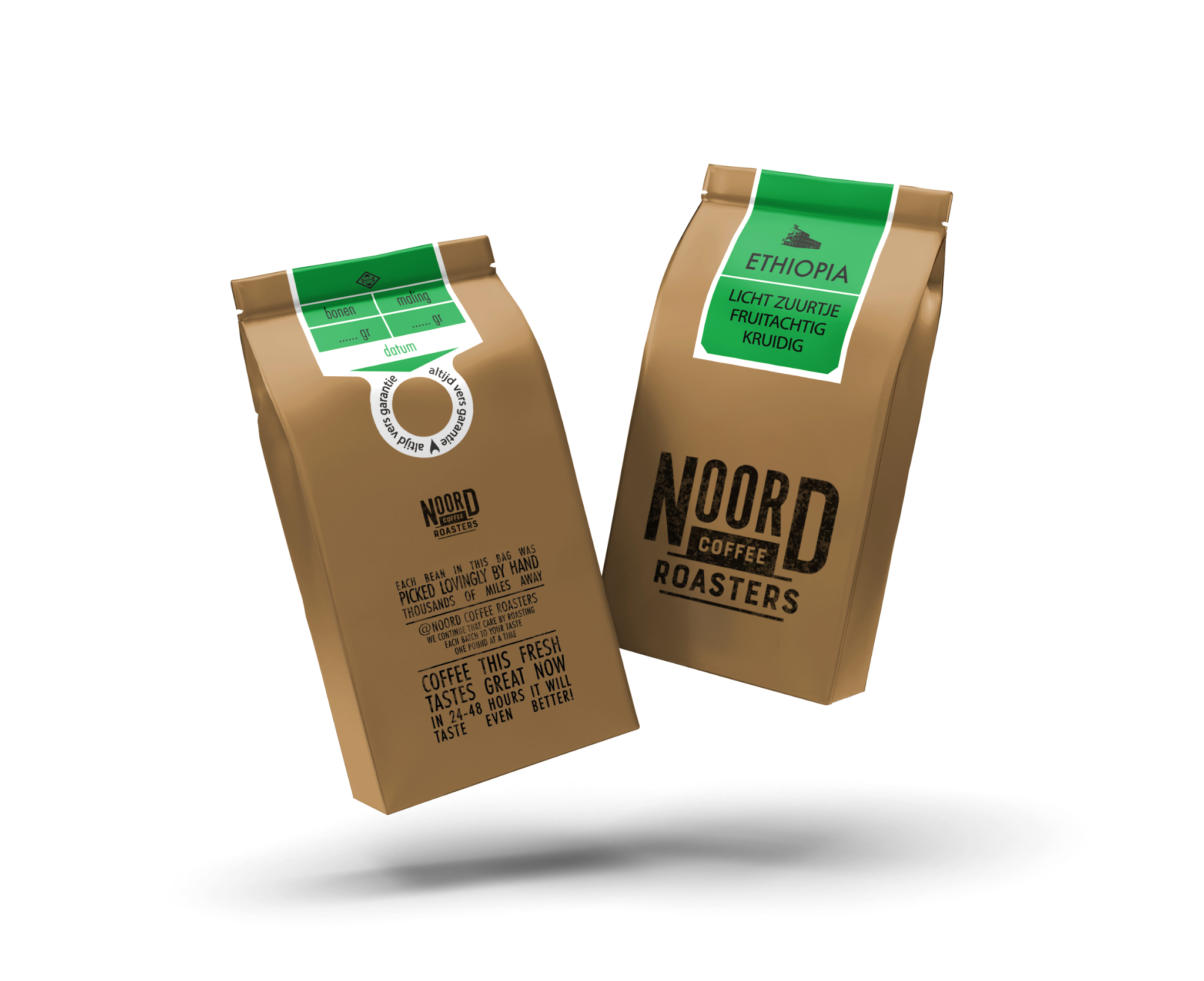 ZAK 1000 GR. NOORD Ethiopië Single origin bonen