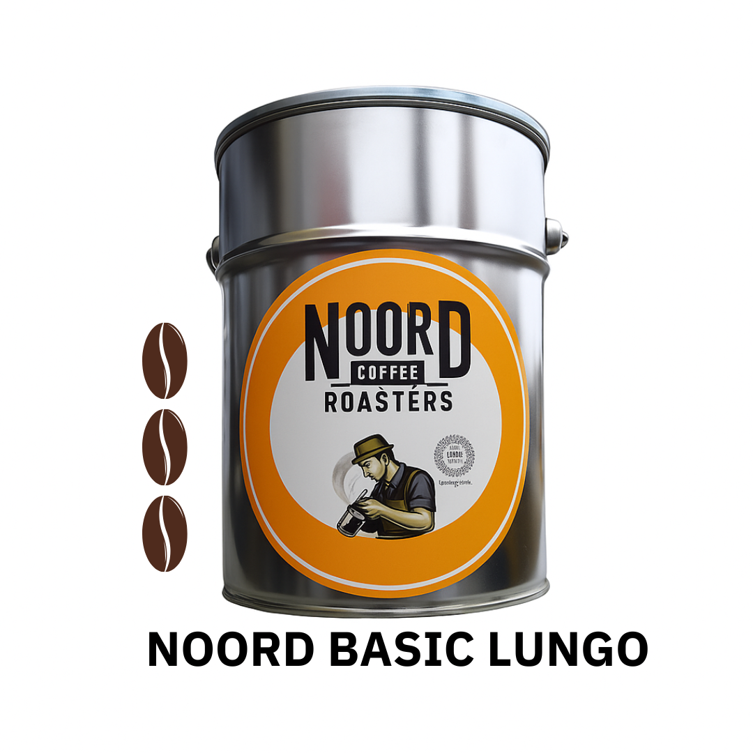 Blik 4 X 1 KILO NOORD Basic Lungo