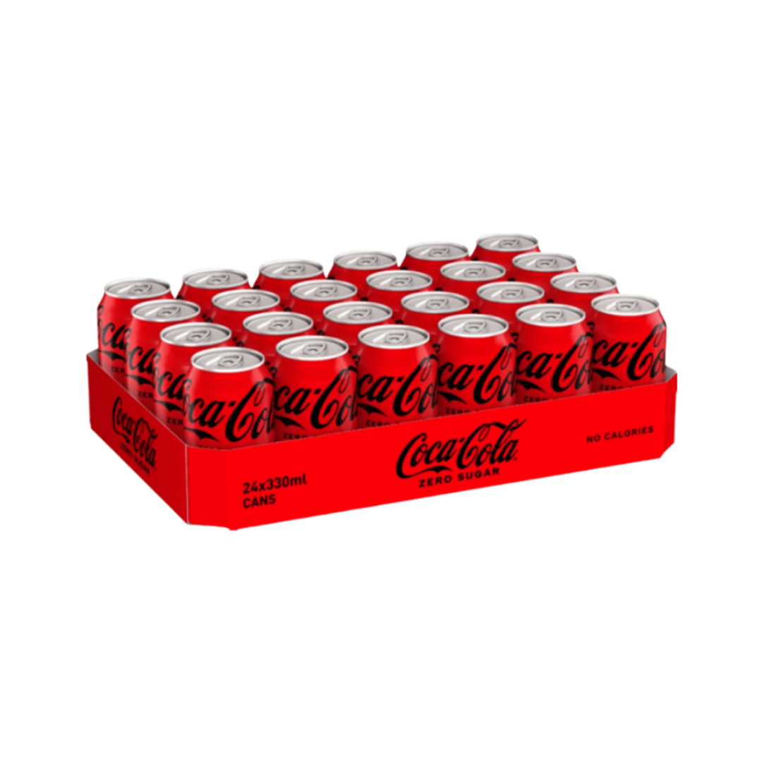 Tray blik 24 st 33 CL - Coca Cola Zero