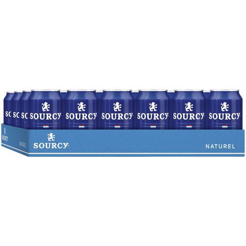 Tray blik 24 st 33 CL - Sourcy Blauw