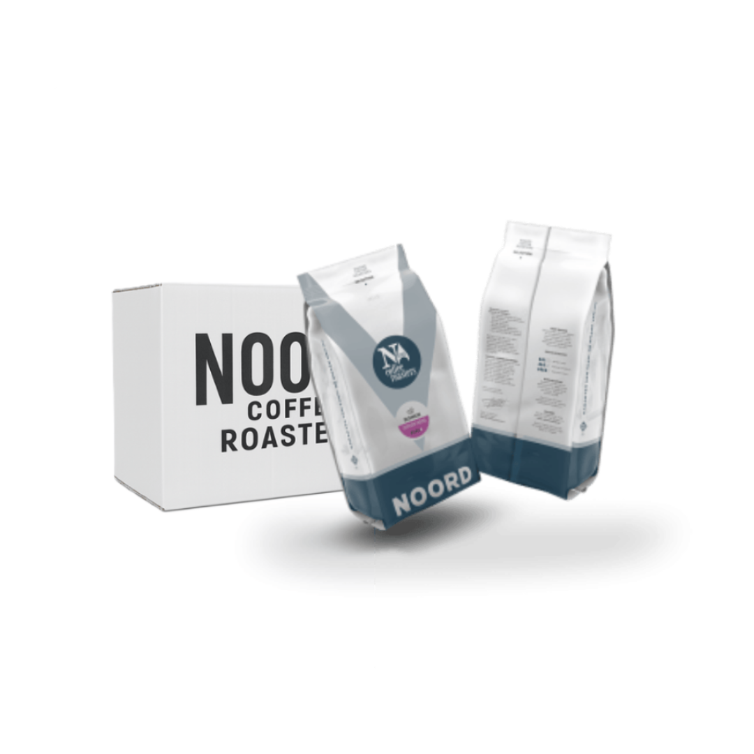 DOOS 8 x 1 KG. NOORD bonen Krachtig&Intens (espresso intens)