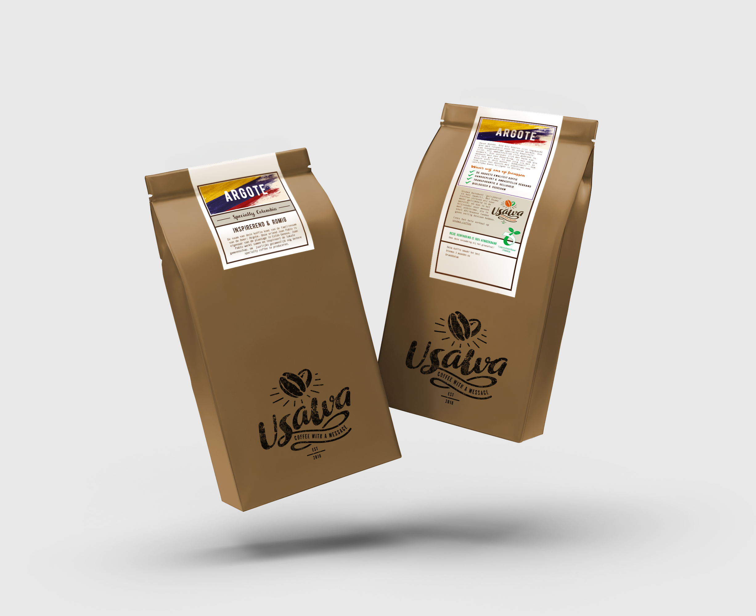 USAWA GEMALEN Argote zak 1 kilo