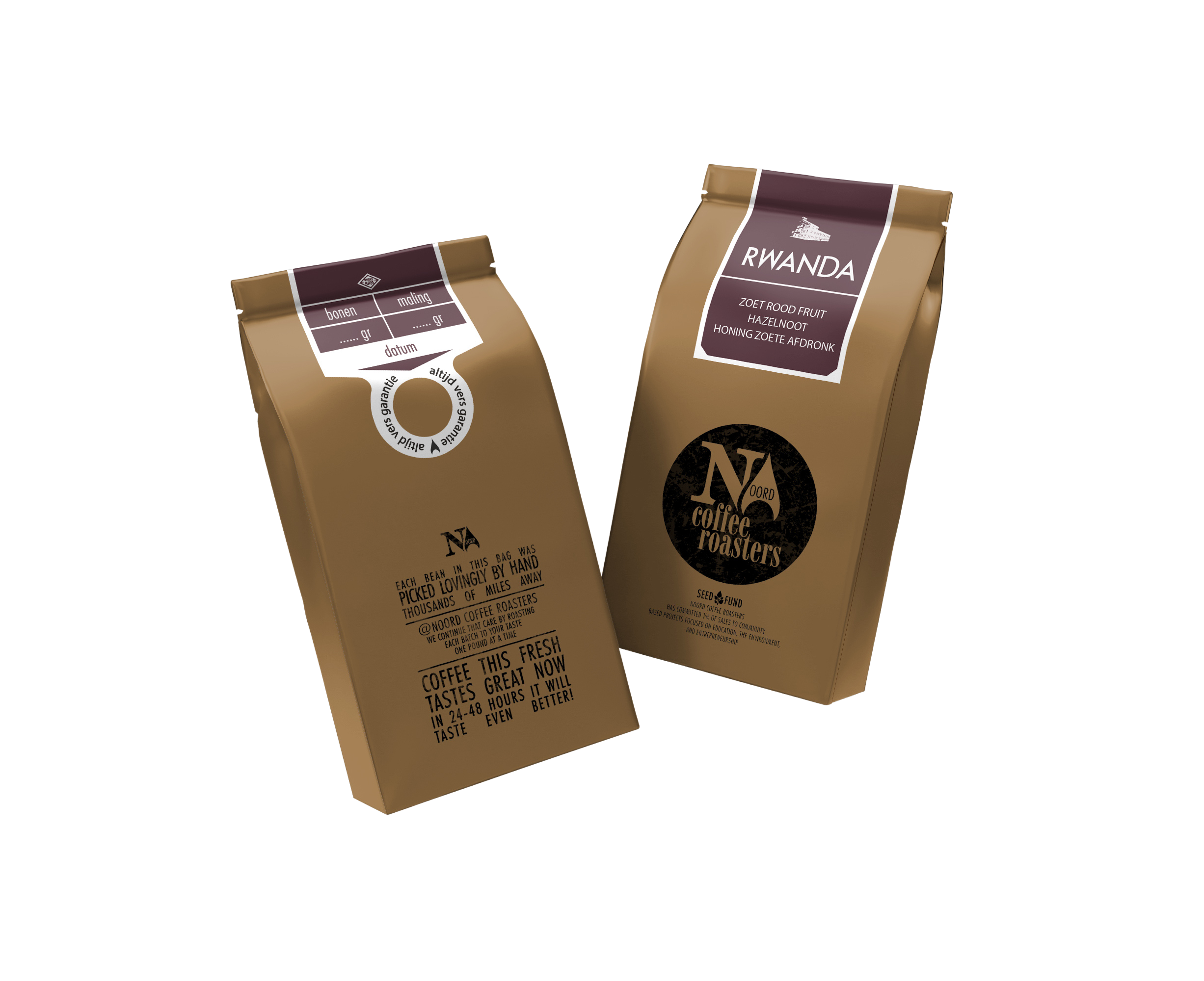 ZAK 1000 GR. NOORD Rwanda single origin bonen